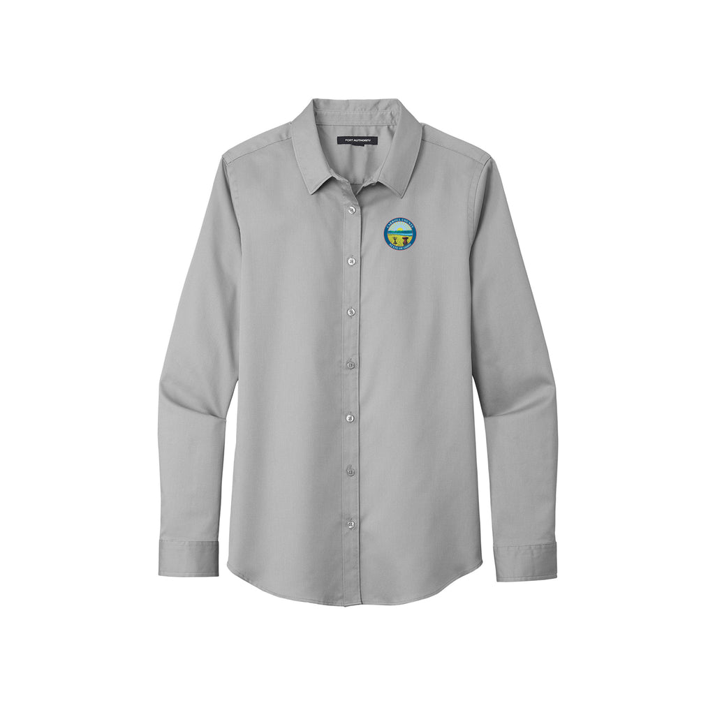 Carroll County - Port Authority® Ladies Long Sleeve SuperPro React ™