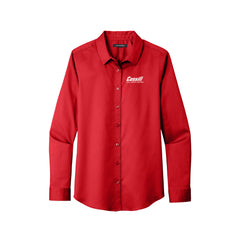 Cassill - Port Authority® Ladies Long Sleeve SuperPro React ™