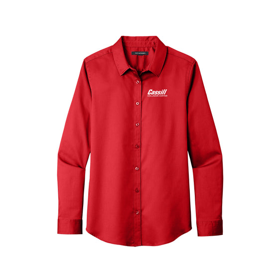 Cassill - Port Authority® Ladies Long Sleeve SuperPro React ™