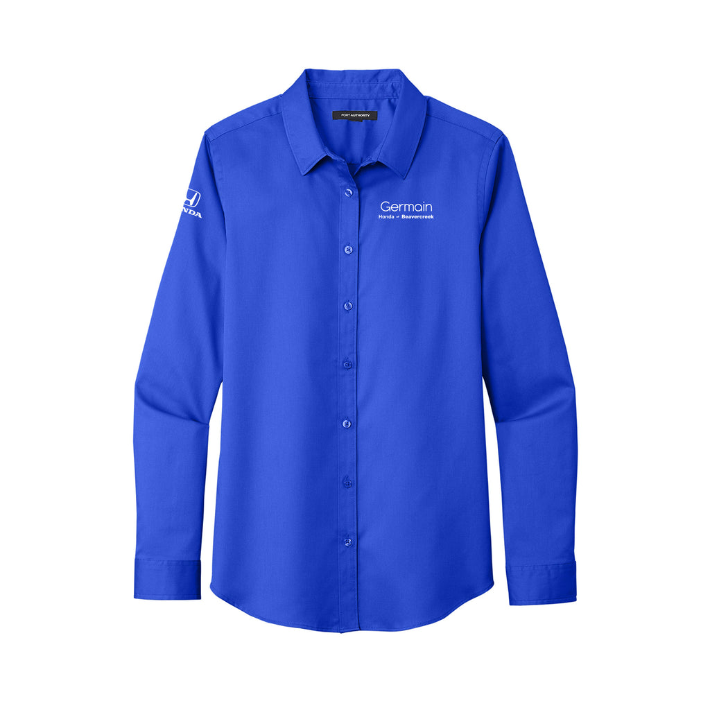 Germain Honda Beavercreek - Port Authority® Ladies Long Sleeve SuperPro React ™