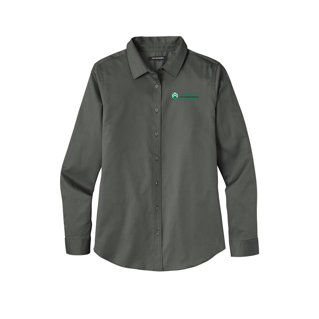 Avid Autocare - Port Authority® Ladies Long Sleeve SuperPro React ™