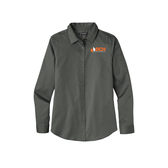 OCH - Port Authority® Ladies Long Sleeve SuperPro React ™