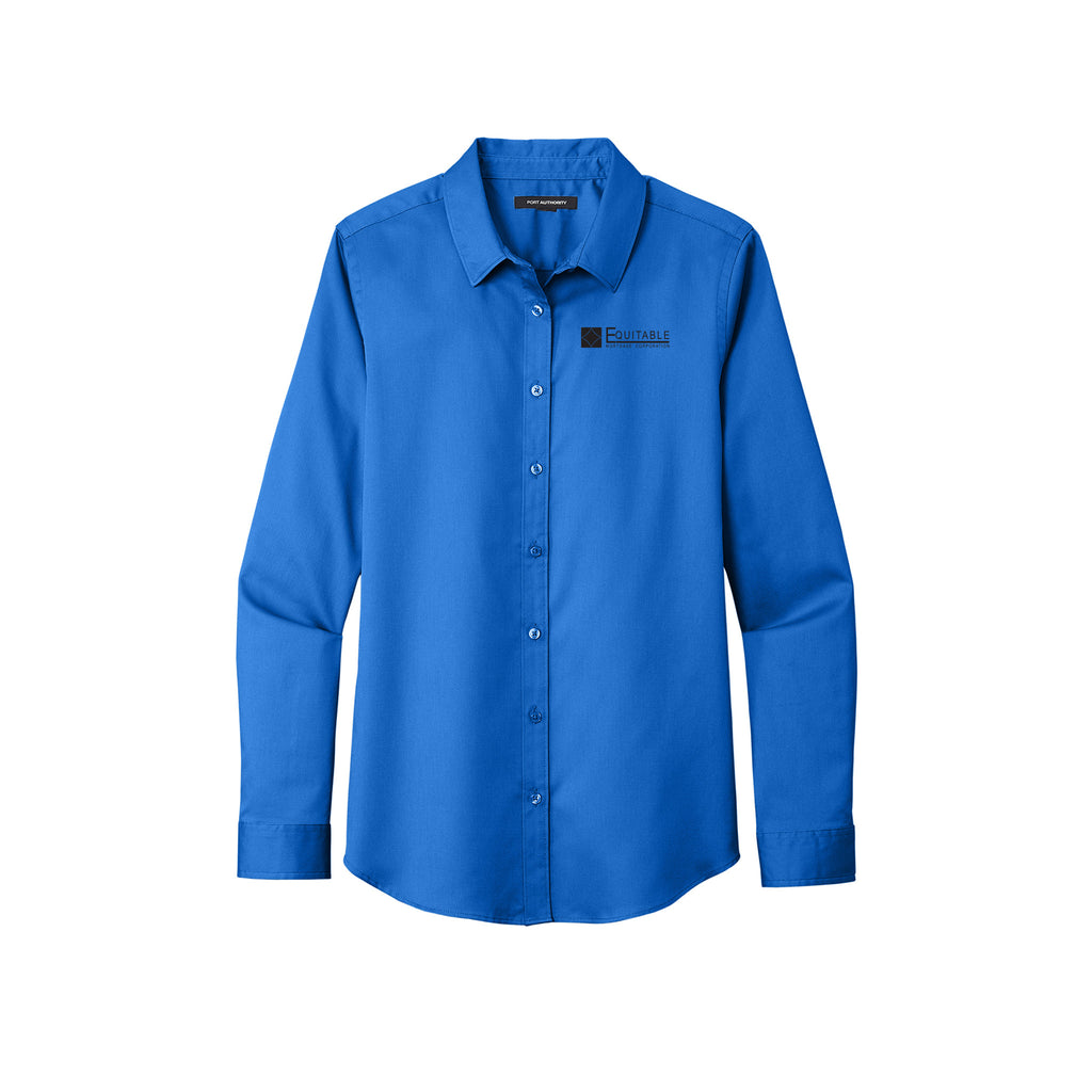 Equitable Mortgage - Port Authority® Ladies Long Sleeve SuperPro React ™