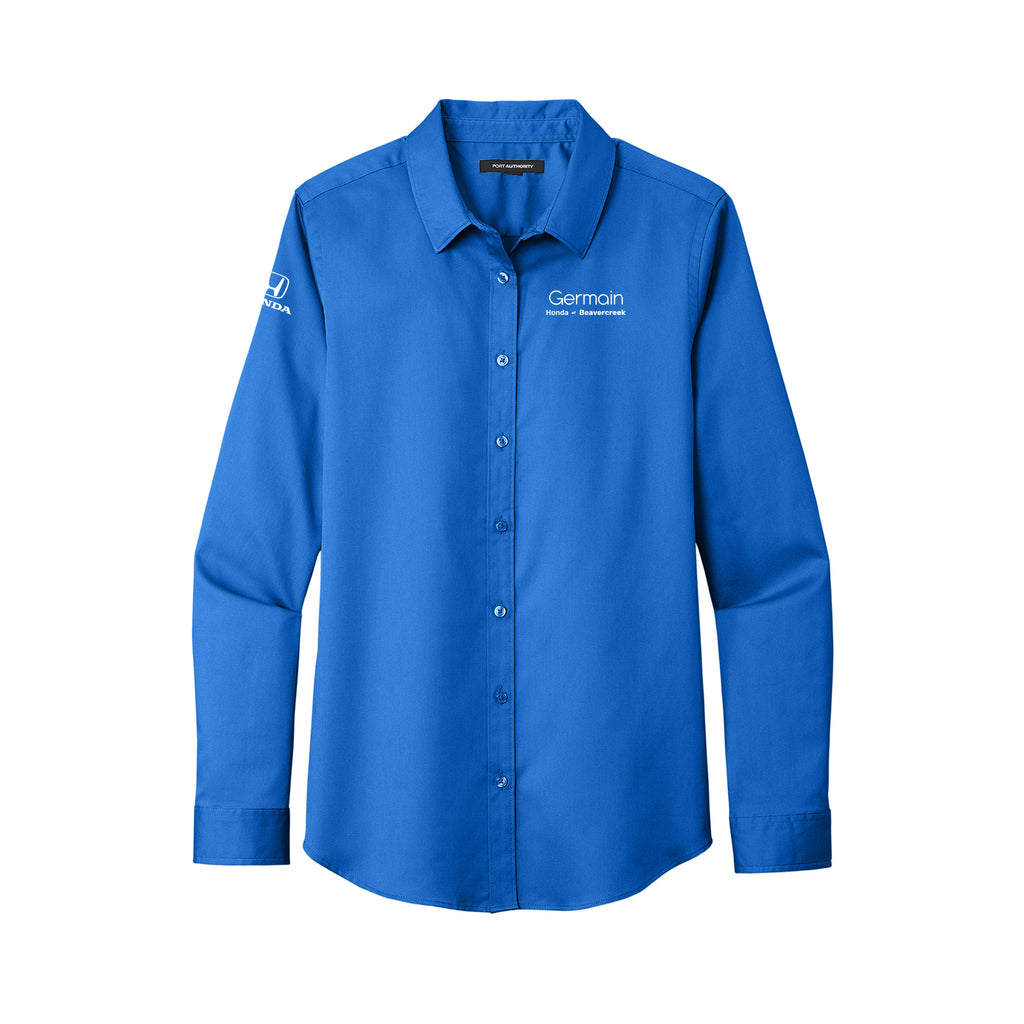 Germain Honda Beavercreek - Port Authority® Ladies Long Sleeve SuperPro React ™