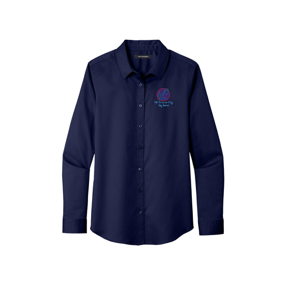 Groove City Band - Port Authority® Ladies Long Sleeve SuperPro React ™