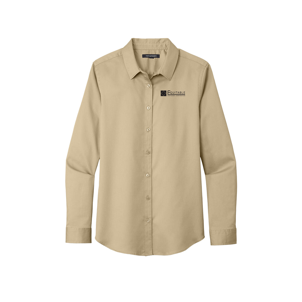 Equitable Mortgage - Port Authority® Ladies Long Sleeve SuperPro React ™