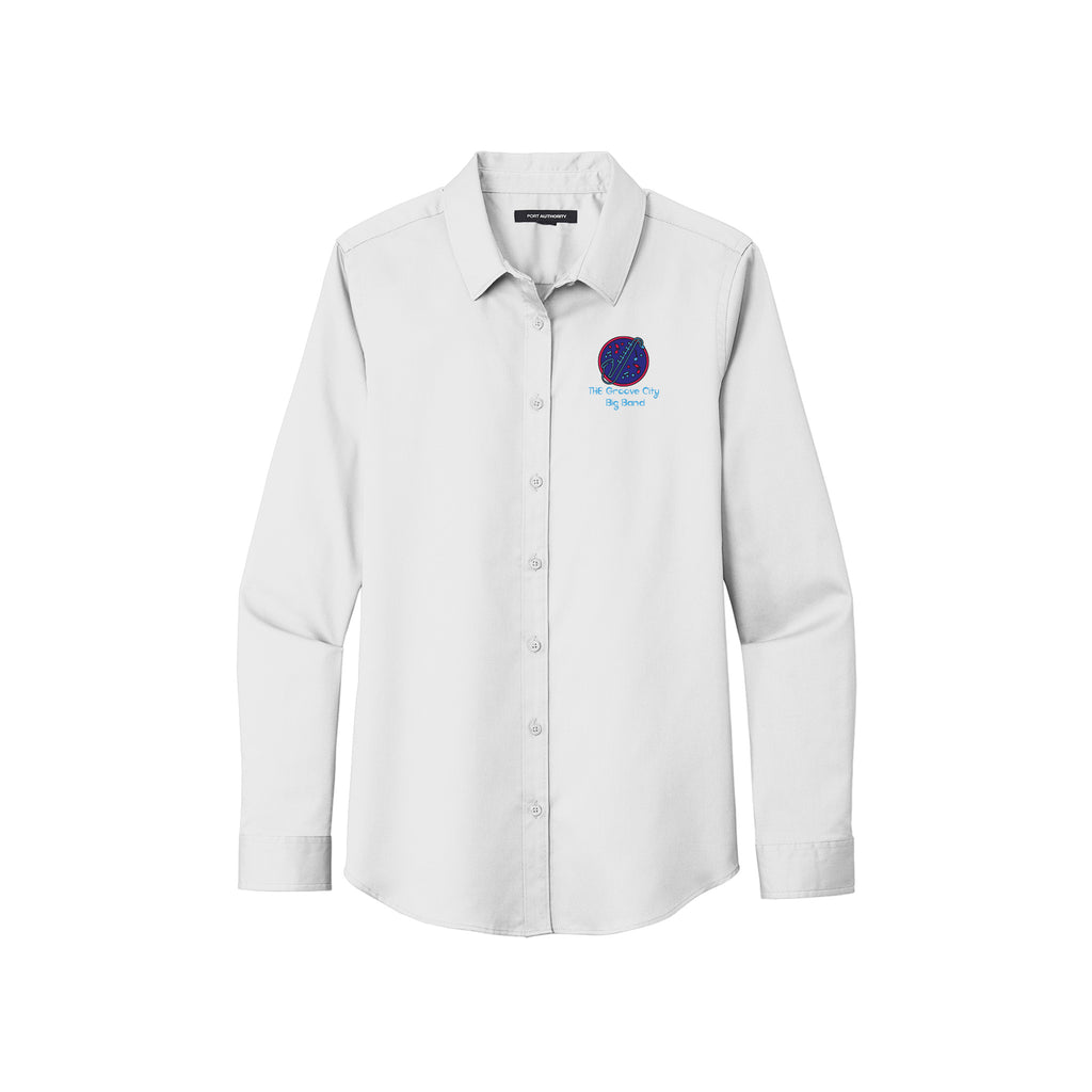 Groove City Band - Port Authority® Ladies Long Sleeve SuperPro React ™