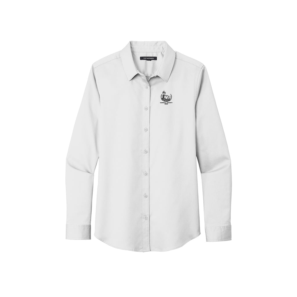 Carroll County - Port Authority® Ladies Long Sleeve SuperPro React ™