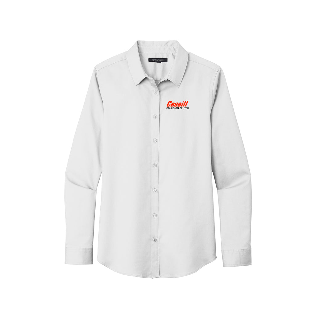 Cassill - Port Authority® Ladies Long Sleeve SuperPro React ™