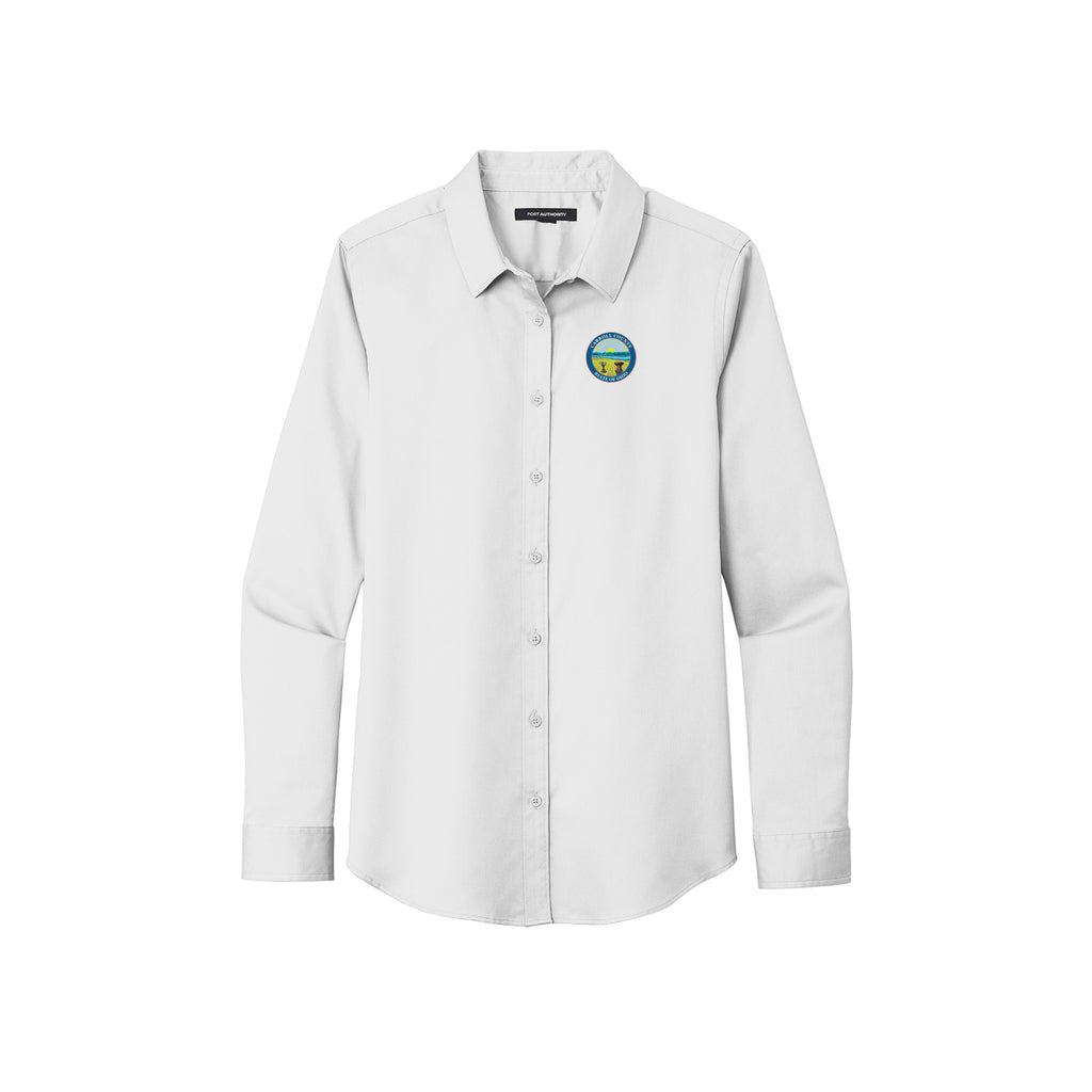 Carroll County - Port Authority® Ladies Long Sleeve SuperPro React ™