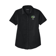 Solace at Vivians - Port Authority® Women's Short Sleeve SuperPro React ™ Twill Shirt