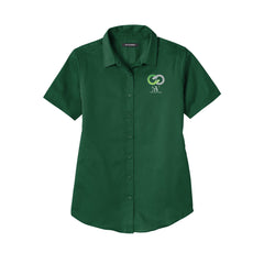 Solace at Vivians - Port Authority® Women's Short Sleeve SuperPro React ™ Twill Shirt