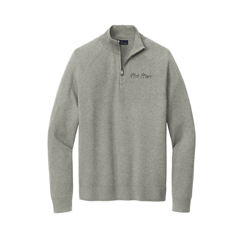 Nick Mayer Auto Group - Brooks Brothers® Cotton Stretch 1/4-Zip Sweater