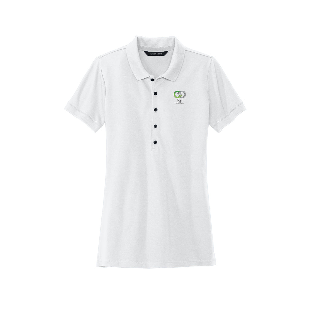 Solace at Vivians - Mercer+Mettle® Women’s Stretch Heavyweight Pique Polo