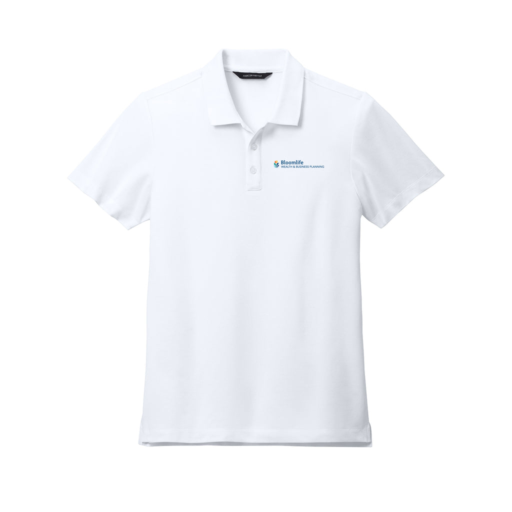 Bloom Life Wealth & Business Planning - Mercer+Mettle® Stretch Pique Polo