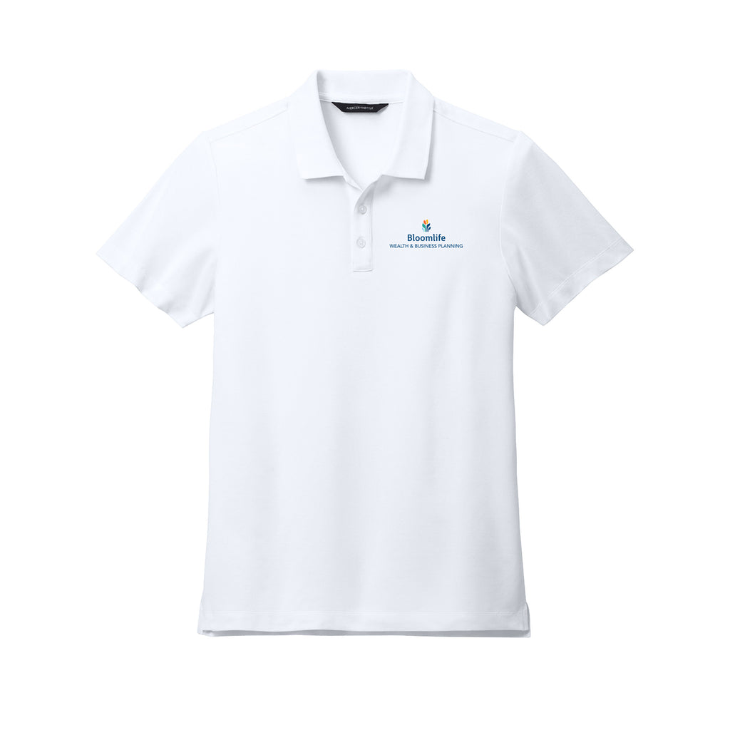Bloom Life Wealth & Business Planning - Mercer+Mettle® Stretch Pique Polo
