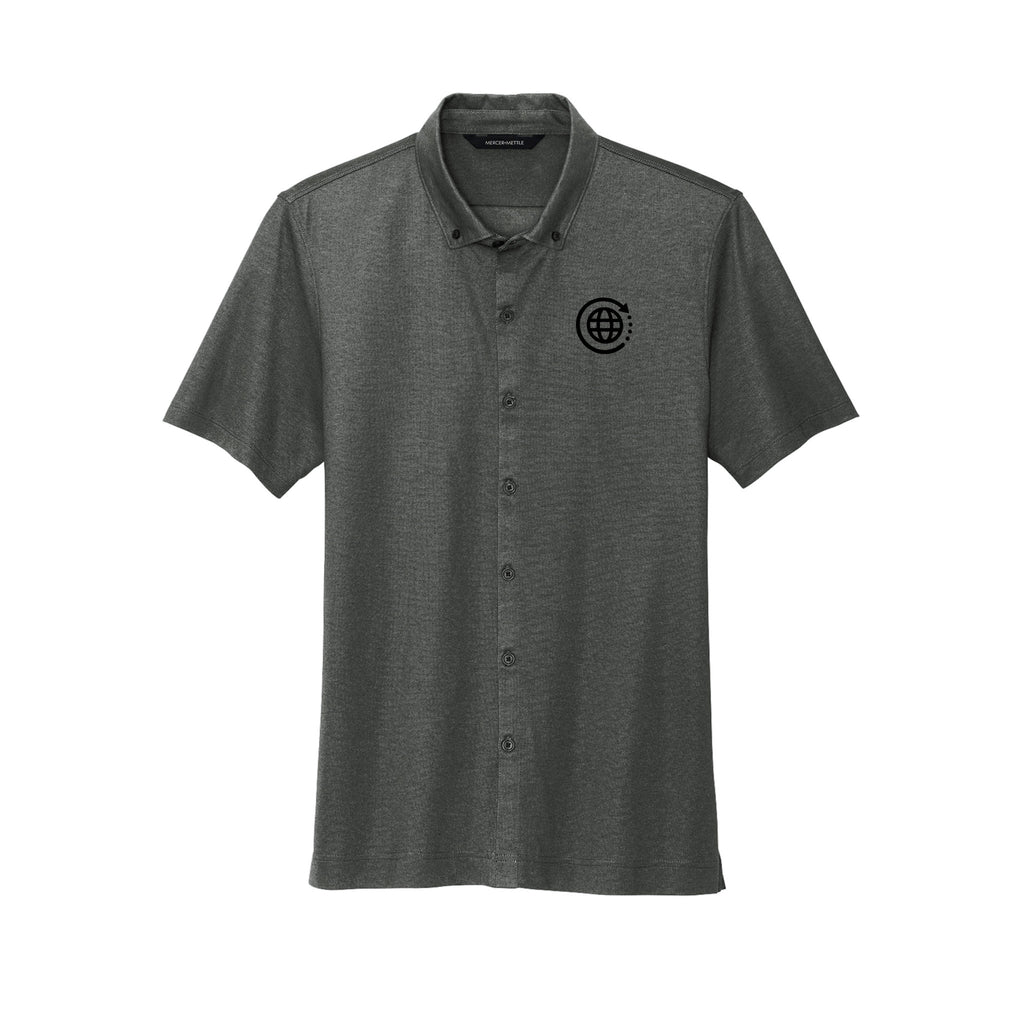 Mobile Repair Solutions - Mercer+Mettle® Stretch Pique Full-Button Polo