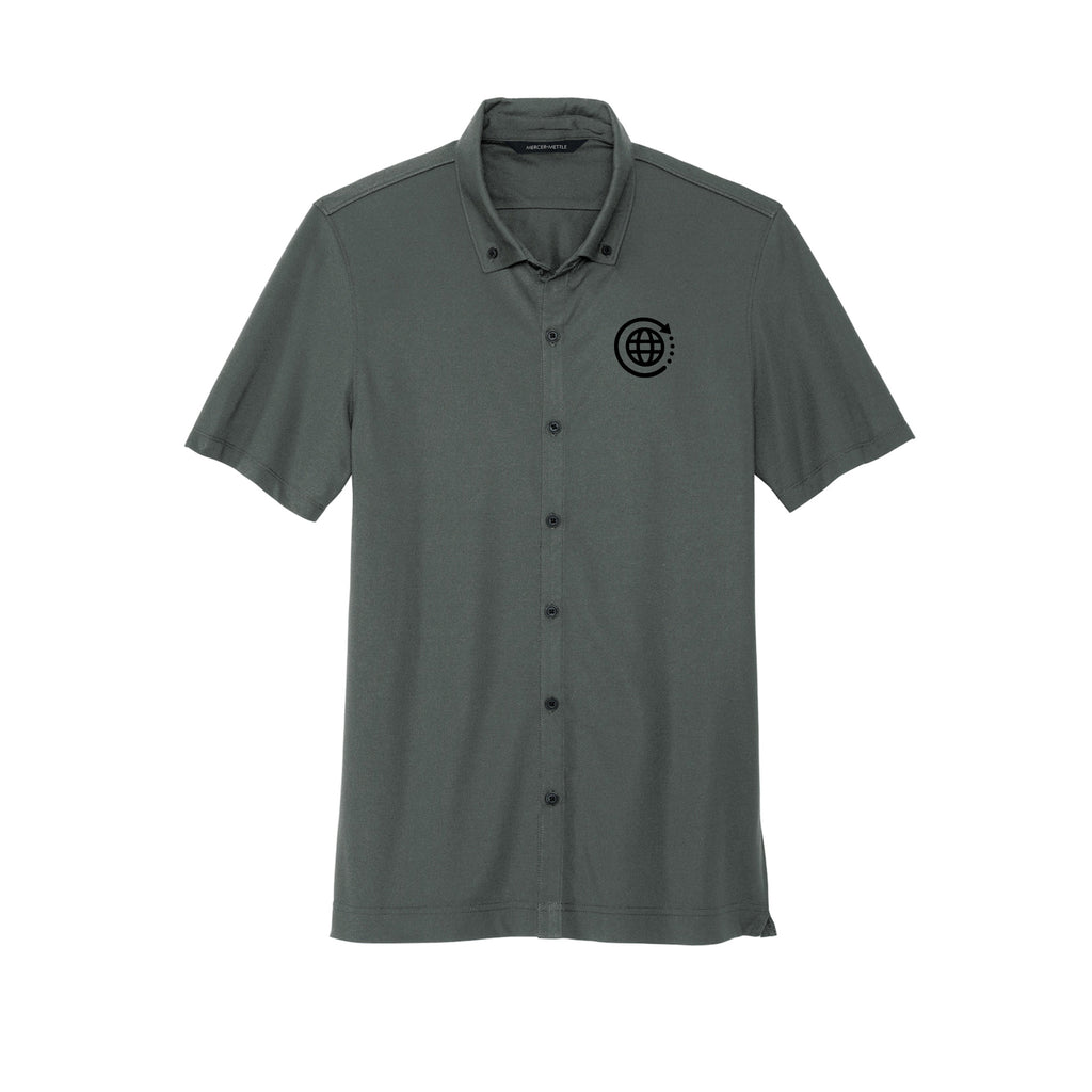 Mobile Repair Solutions - Mercer+Mettle® Stretch Pique Full-Button Polo