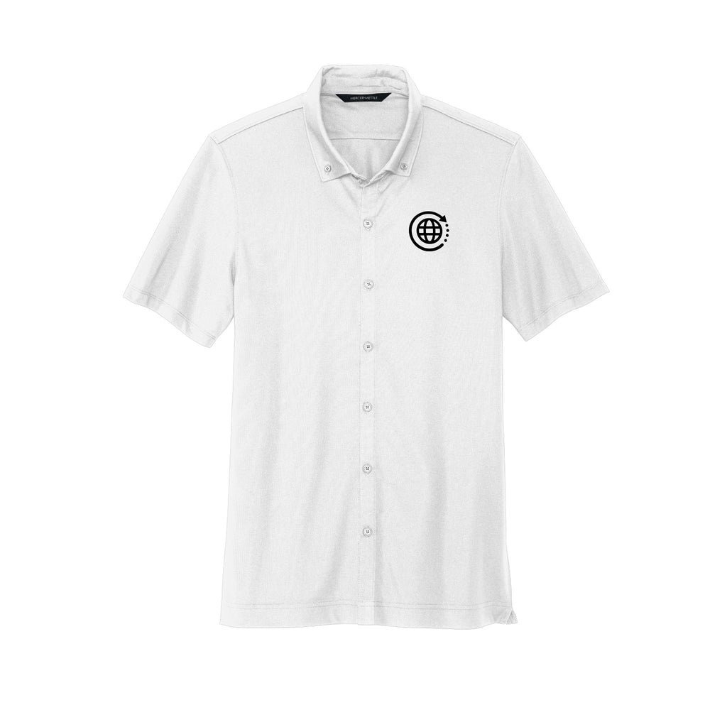 Mobile Repair Solutions - Mercer+Mettle® Stretch Pique Full-Button Polo