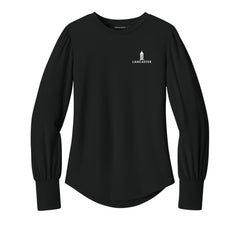City of Lancaster - Mercer+Mettle® Women’s Stretch Jersey Long Sleeve Blouson Top