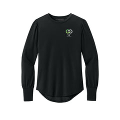 Solace at Vivians - Mercer+Mettle® Women’s Stretch Jersey Long Sleeve Blouson Top