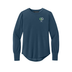 Solace at Vivians - Mercer+Mettle® Women’s Stretch Jersey Long Sleeve Blouson Top