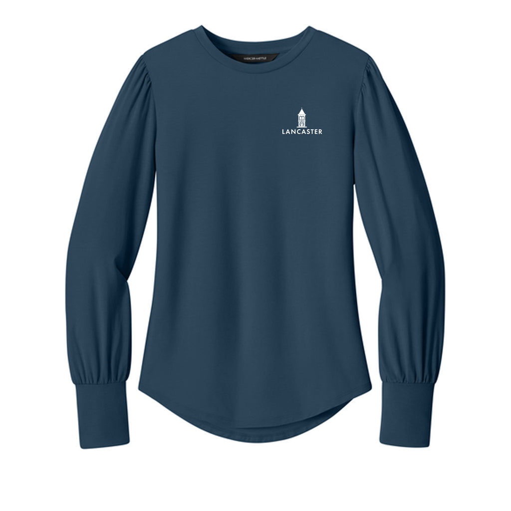 City of Lancaster - Mercer+Mettle® Women’s Stretch Jersey Long Sleeve Blouson Top