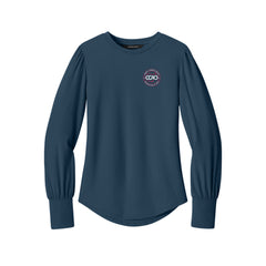 CCAO - Mercer+Mettle® Women’s Stretch Jersey Long Sleeve Blouson Top