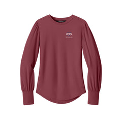 CCAO - Mercer+Mettle® Women’s Stretch Jersey Long Sleeve Blouson Top