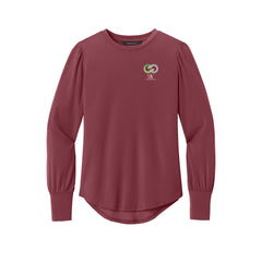 Solace at Vivians - Mercer+Mettle® Women’s Stretch Jersey Long Sleeve Blouson Top
