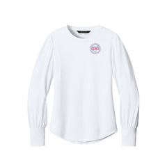 CCAO - Mercer+Mettle® Women’s Stretch Jersey Long Sleeve Blouson Top