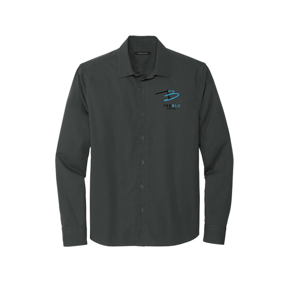 The Blu Hotel - Mercer+Mettle™ Long Sleeve Stretch Woven Shirt