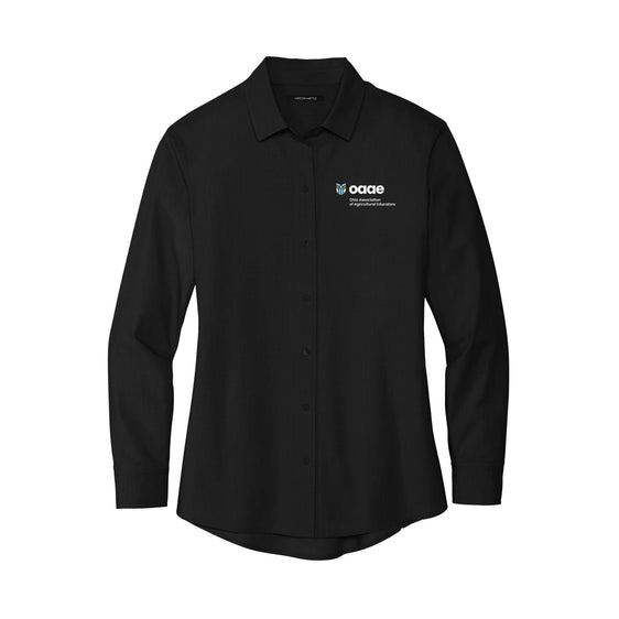 Ohio OAAE - Mercer+Mettle® Women’s Long Sleeve Stretch Woven Shirt