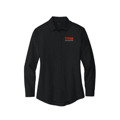 Titan USA - Mercer+Mettle® Women’s Long Sleeve Stretch Woven Shirt
