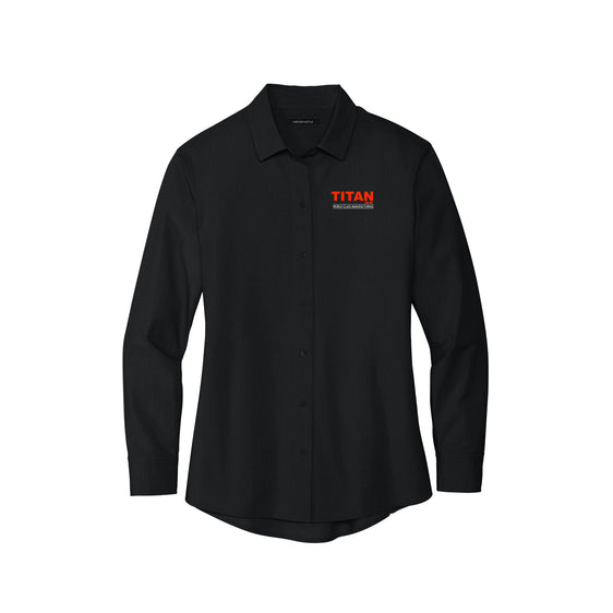 Titan USA - Mercer+Mettle® Women’s Long Sleeve Stretch Woven Shirt