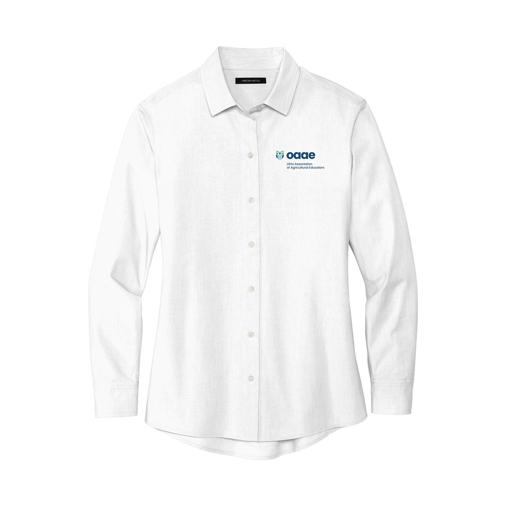 Ohio OAAE - Mercer+Mettle® Women’s Long Sleeve Stretch Woven Shirt