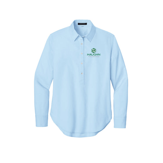 Haughn & Associates - Mercer+Mettle® Women’s Long Sleeve Modern Oxford Shirt