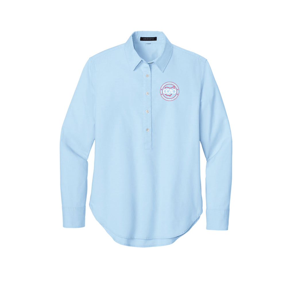 CCAO - Mercer+Mettle® Women’s Long Sleeve Modern Oxford Shirt