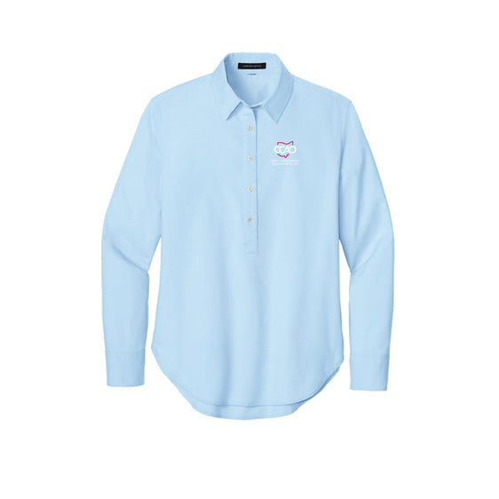 CCAO - Mercer+Mettle® Women’s Long Sleeve Modern Oxford Shirt
