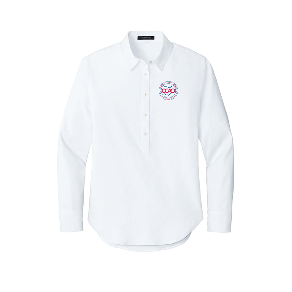 CCAO - Mercer+Mettle® Women’s Long Sleeve Modern Oxford Shirt