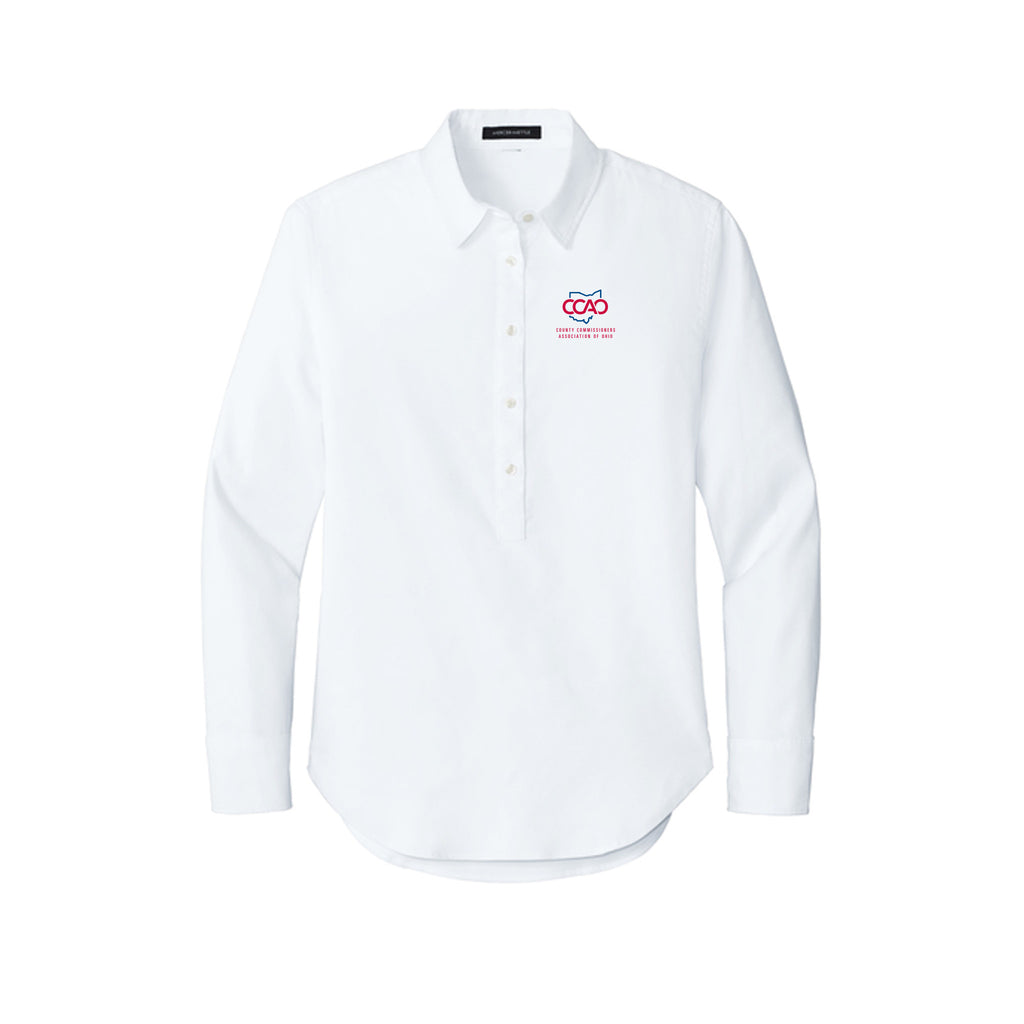 CCAO - Mercer+Mettle® Women’s Long Sleeve Modern Oxford Shirt