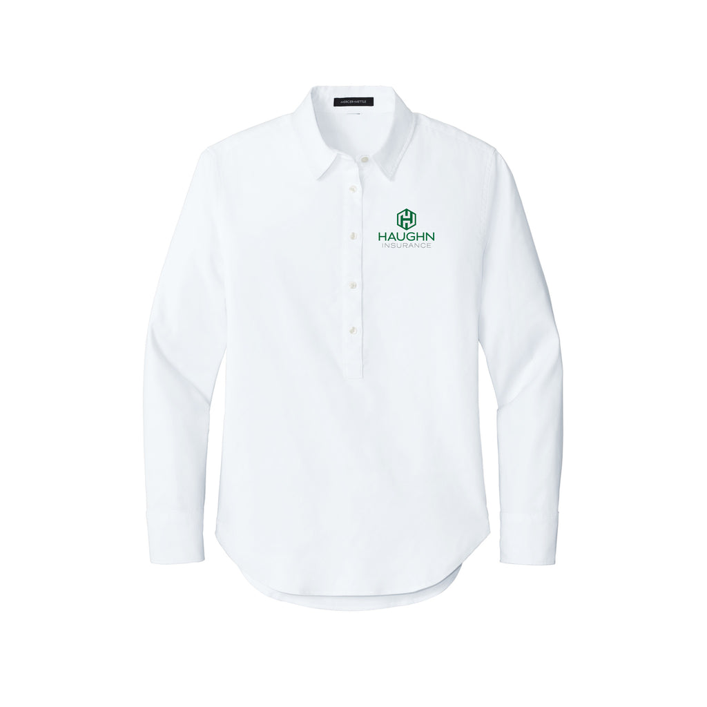 Haughn & Associates - Mercer+Mettle® Women’s Long Sleeve Modern Oxford Shirt