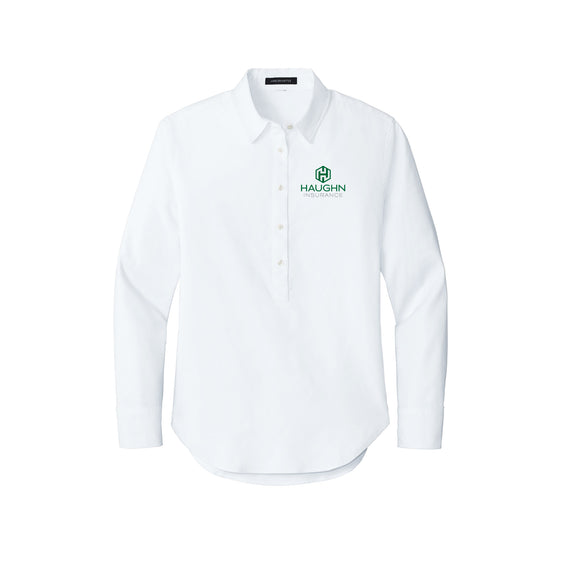 Haughn & Associates - Mercer+Mettle® Women’s Long Sleeve Modern Oxford Shirt