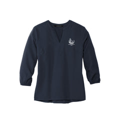 Carroll County - Mercer+Mettle™ Women's Stretch Crepe 3/4-Sleeve Blouse