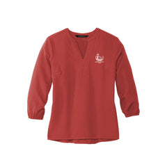 Carroll County - Mercer+Mettle™ Women's Stretch Crepe 3/4-Sleeve Blouse