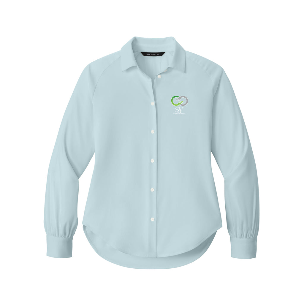 Solace at Vivians - Mercer+Mettle® Women’s Long Sleeve Buttery Soft Blouse