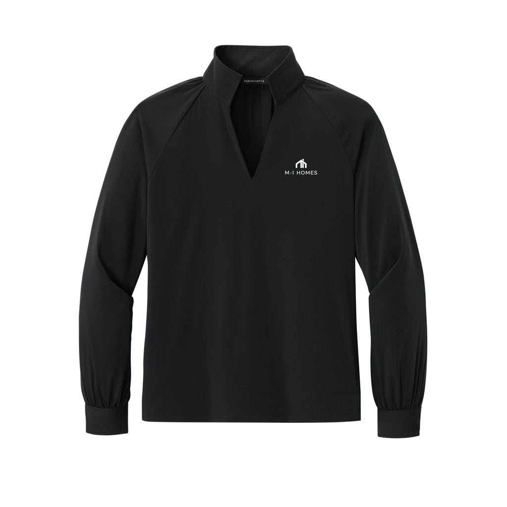 M/I Homes - Mercer+Mettle® Women’s Long Sleeve Buttery Soft Popover Blouse