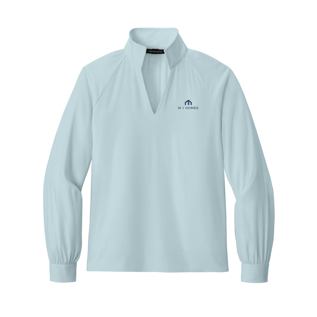 M/I Homes - Mercer+Mettle® Women’s Long Sleeve Buttery Soft Popover Blouse