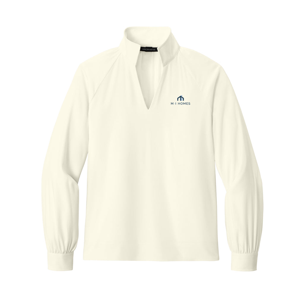 M/I Homes - Mercer+Mettle® Women’s Long Sleeve Buttery Soft Popover Blouse