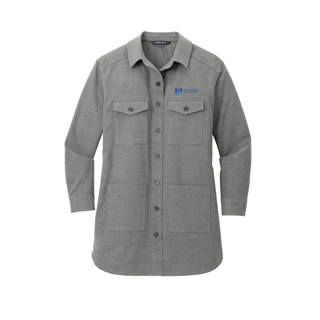 Insurance Agency of Ohio - Mercer+Mettle® Women’s Long Sleeve Twill Overshirt